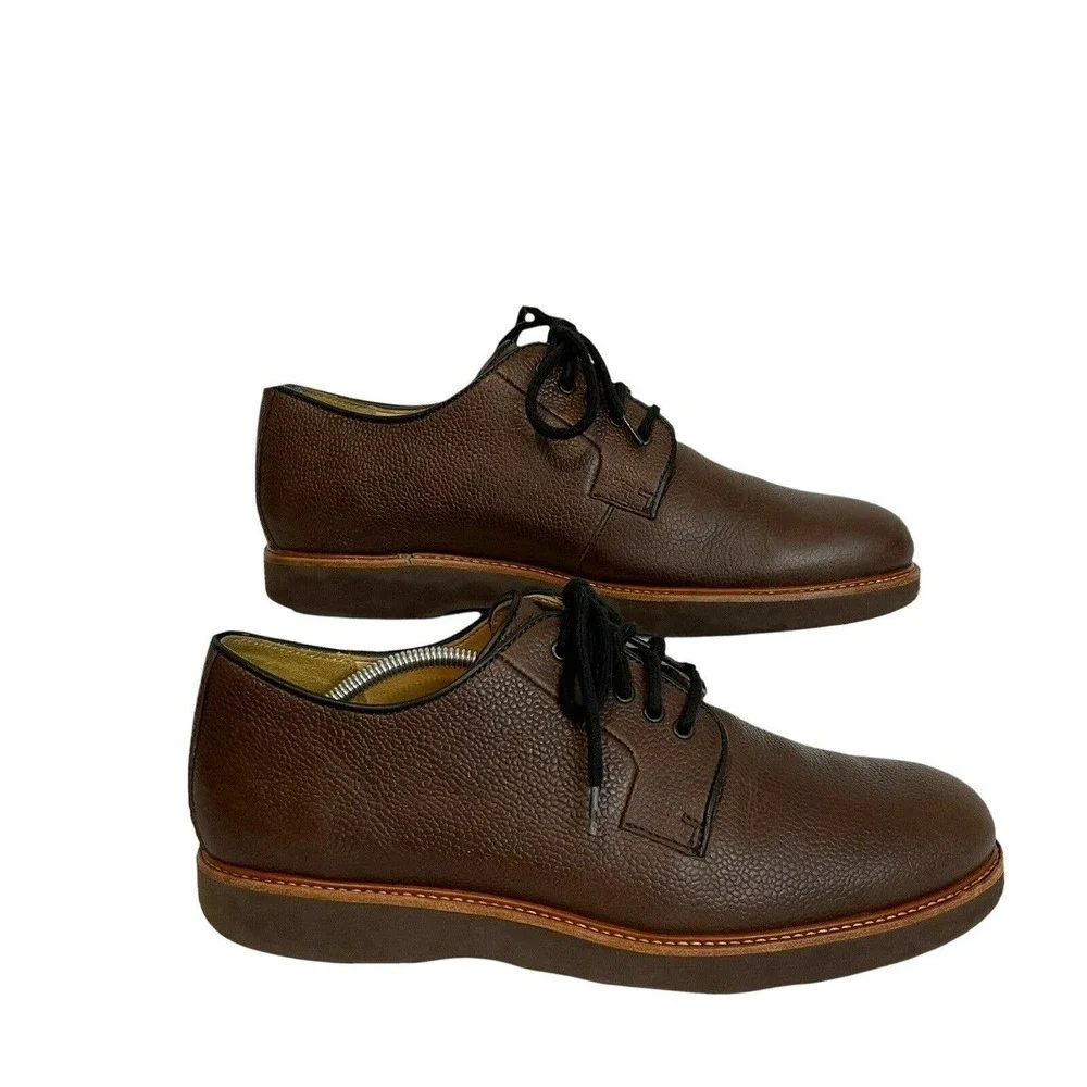Samuel Hubbard Oxford Chestnut Leather Vibram Men's Founder Comfort Shoe Size 10